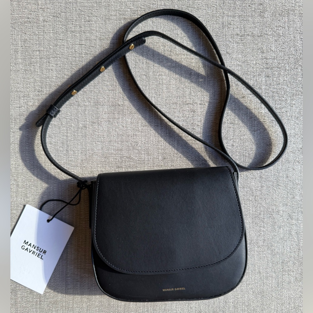 Brand new with tag! Mansur Gavriel Classic Mini crossbody Black Leather Bag